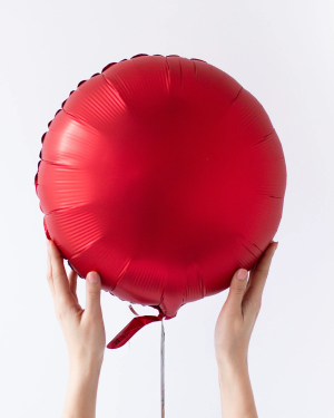 Шар круг 18  Red