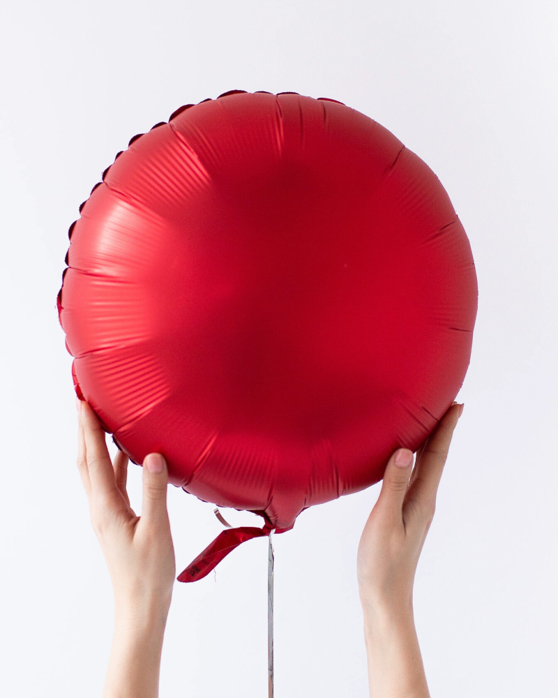 Шар круг 18  Red