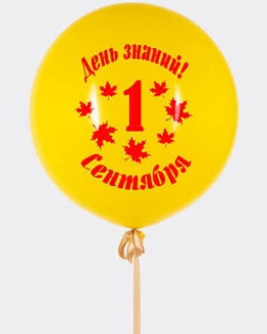 Большой шар День знаний 1 сентября