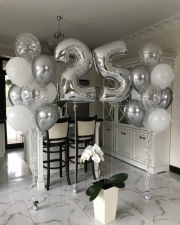 Композиция Шаров на 25 лет