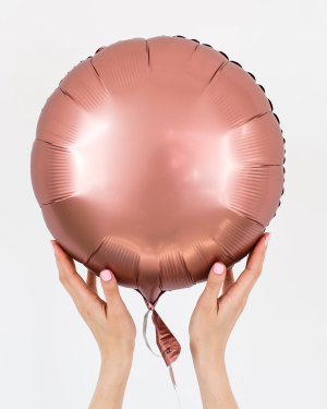 Шар круг 18  Rose Copper