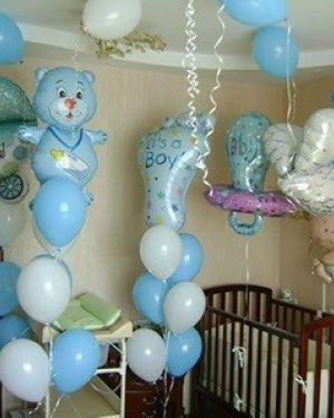 Шары Оформление на выписку 3