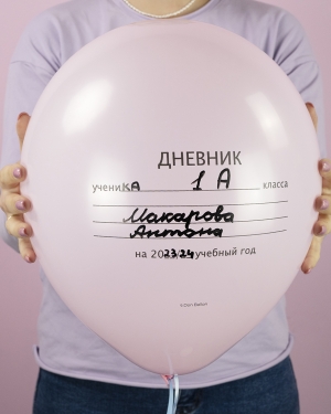 Воздушные шары Школьный дневник