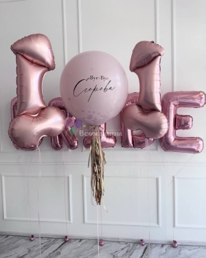 Шары шуточные на девичник розовые
