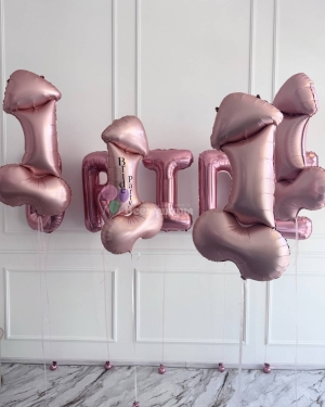 Шары на девичник розовые 18+