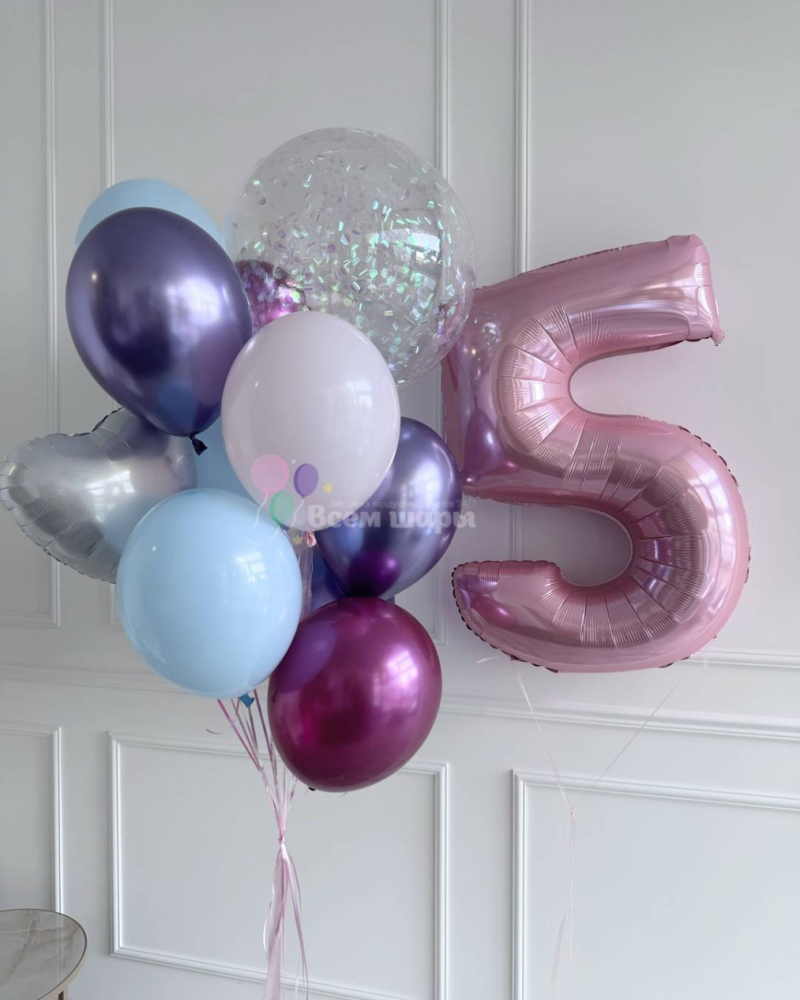 Шары девочке на 5 лет с русалкой