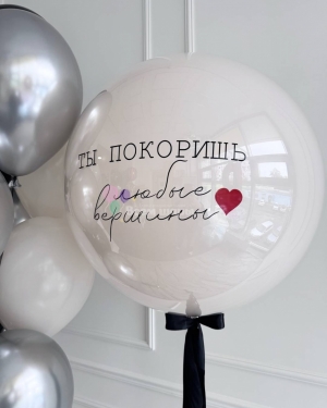 Шары для девушки "Ты покоришь любые вершины"