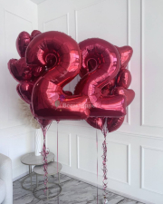Шары-сердца для девушки на 22 года