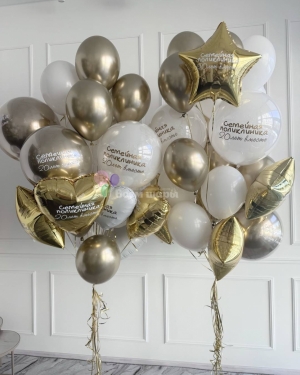 Фонтаны из шаров для магазина