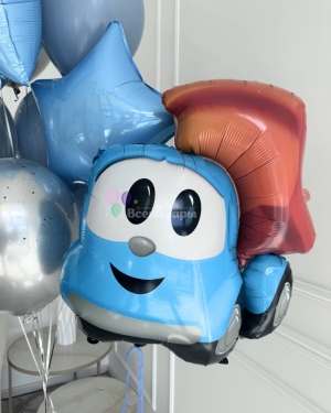 Шары мальчику на 3 года с грузовиком