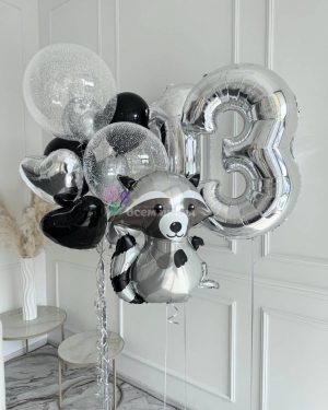 Шары мальчику на 13 лет с енотом