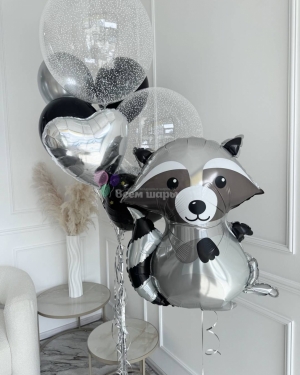 Шары мальчику на 13 лет с енотом