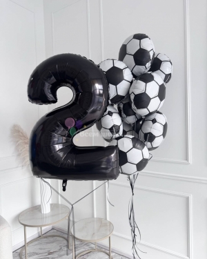 Шары на 2 года мальчику футбол