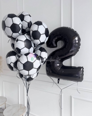 Шары на 2 года мальчику футбол