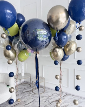 Шары цепочки для мальчика на день рождения