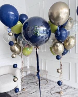 Шары цепочки для мальчика на день рождения