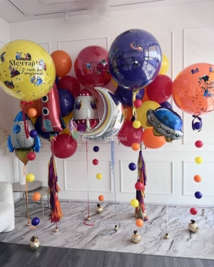 Шары космос для мальчика с рисунками