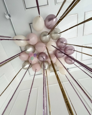 Шары под потолок пастельные 