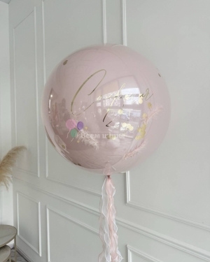 Шарики девочке на день рождения розовые
