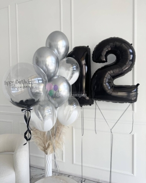 Шары для девочки на 12 лет с перьями