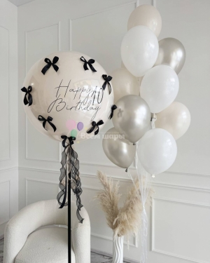 Шары для девочки на 10 лет с бантиками