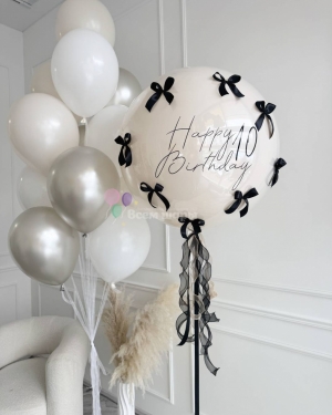 Шары для девочки на 10 лет с бантиками