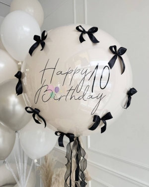 Шары для девочки на 10 лет с бантиками