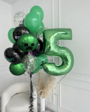 Шары мальчику на 5 лет Майнкрафт