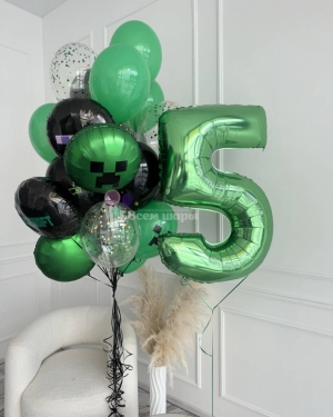Шары мальчику на 5 лет Майнкрафт