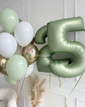 Шары для сына на 25 лет цвета хаки