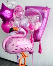 Шарики "Розовый Фламинго"