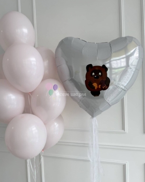 Шары деовчке на день рождения "Винни Пух"