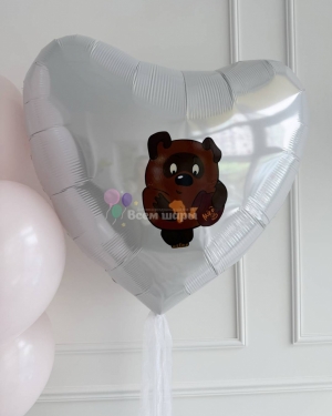 Шары деовчке на день рождения "Винни Пух"