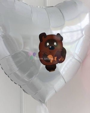 Шары деовчке на день рождения "Винни Пух"