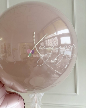 Шары девочке на день рождения розовые с мышкой