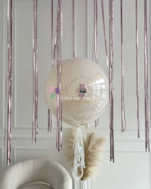 Шар Баблс деовчке на день рождения с Лабубу