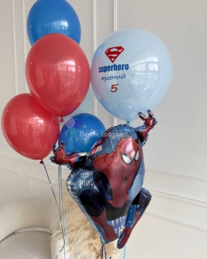 Шары мальчику на 5 лет "Человек-паук"