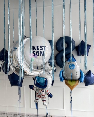 Шары парню на 18 лет в космической тематике