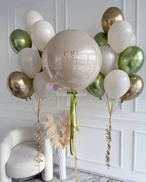 Шары мужчине на Юбилей нежные