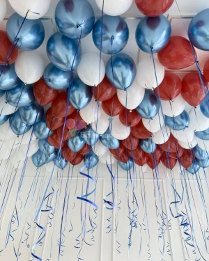 Шары под потолок "Триколор"