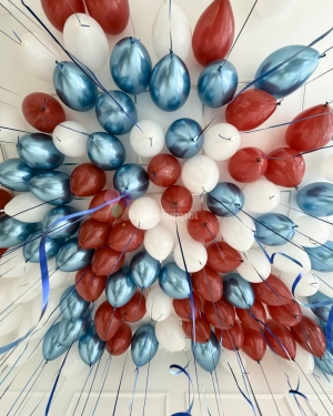 Шары под потолок "Триколор"