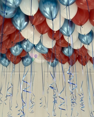 Шары под потолок "Триколор"