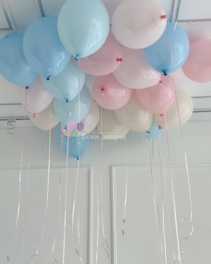 Шары под потолок на гендер пати