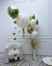 Фонтан из шаров Платина