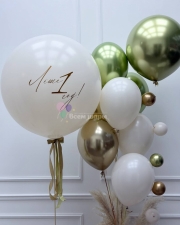 Фонтан из шаров Платина