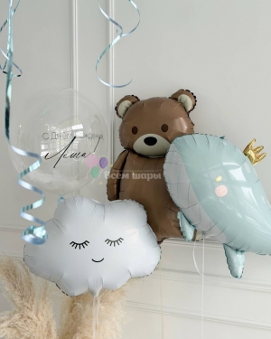 Шары на день рождения мальчика с животными