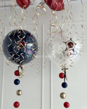 Шары цепочки на юбилей магазина