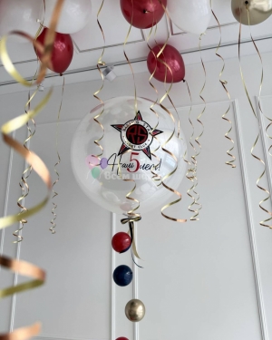 Шары цепочки на юбилей магазина