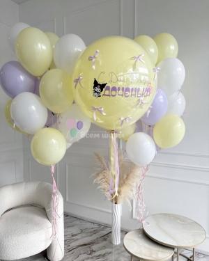 Шары для девочки на день рождения Hello Kitty