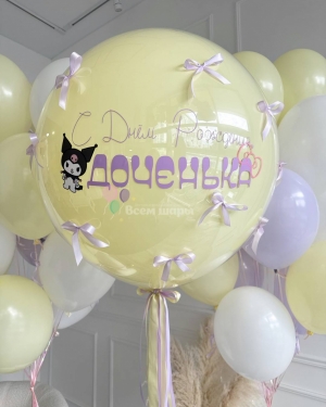 Шары для девочки на день рождения Hello Kitty